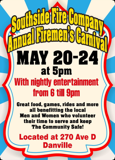 2025 Southside Fire Company Carnival