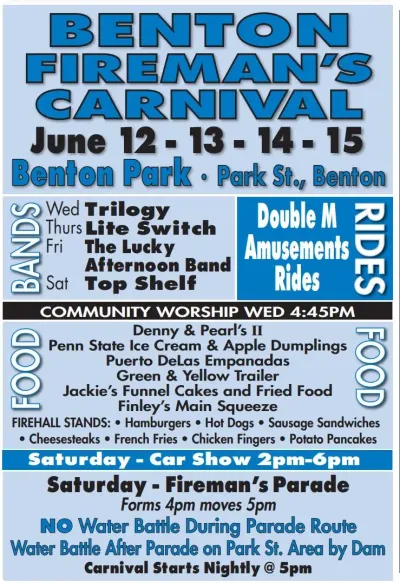 2024 Benton Firemen's Carnival